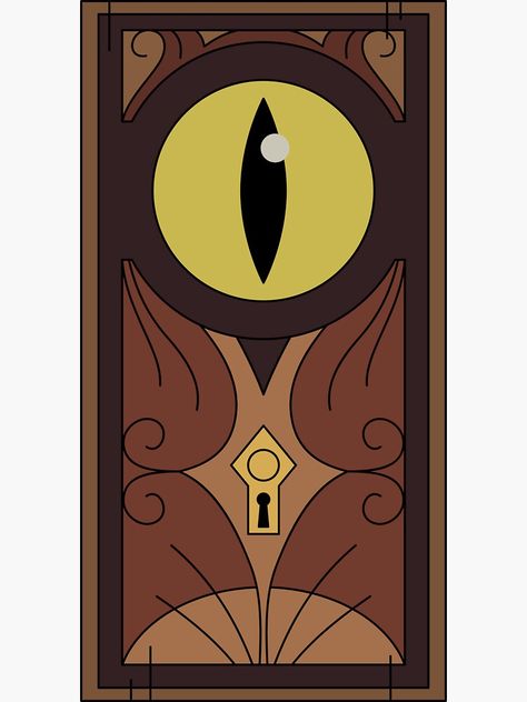 Portal Door The Owl House, The Owl House Portal Door, Owl House Portal Door, Owl House Door, Owl House Painting, Owl House Drawing, The Boiling Isles, House Silhouette, House Journal