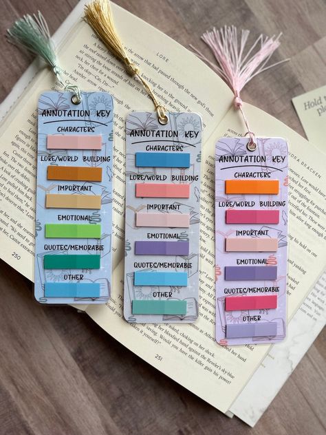 Bookish Annotating Bookmark Kit, Book Annotating Supplies, Popular Gifts for Fantasy Readers, Cool Trending Book Supplies and Accessories, - Etsy Book Tabs Ideas, Annotation Bookmark, How To Annotate A Book, Annotating Supplies, Annotation Kit, Book Annotation Ideas, Bookmarks Coloring, Book Supplies, Book Annotation Tips