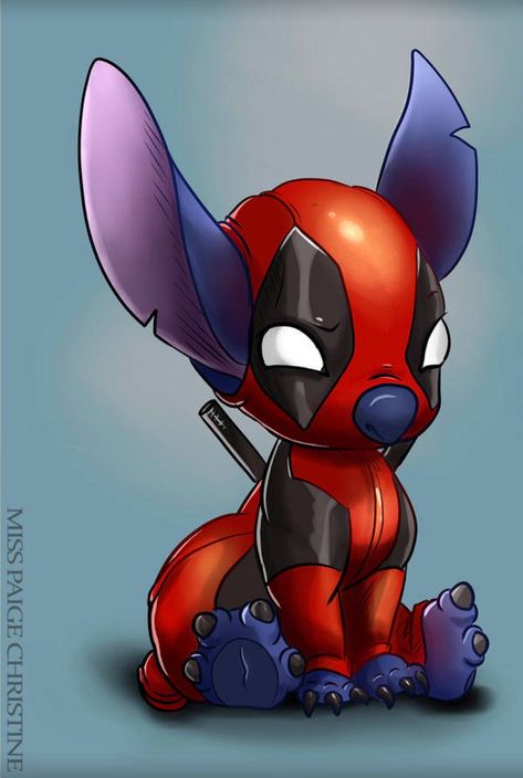 MissPaigeChristine - Disney Deadpool Stitch Lilo And Stitch Quotes, Funny Kid Memes, Deadpool Wallpaper, Dead Pool, Cute Disney Drawings, Stitch Drawing, Disney Art Drawings, Cute Stitch, Cute Disney Wallpaper