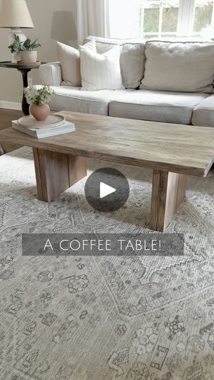 Diy Living Room Table, Diy Home Updates On A Budget, Diy Round Coffee Table, Minimalist Coffee Table Decor, Rustic Decor Living Room, Living Room Styling, Diy Home Updates, Furniture Build, Shaker Village