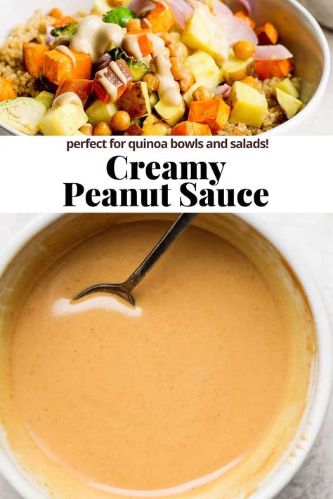 Peanut Sauce Quinoa Bowl, Peanut Sauce For Stir Fry, Sweet Peanut Sauce, Peanut Butter Stir Fry Sauce, Chinese Peanut Sauce, Peanut Stir Fry Sauce, Simple Peanut Sauce, Peanut Sauce Tofu, Best Peanut Sauce