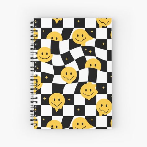 Preppy School Supplies, Preppy School, Sewing Stuffed Animals, Smiley Faces, Notebook Design, Third Grade, 4th Grade, A Journal, Smiley Face