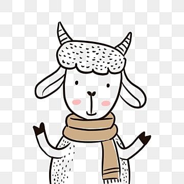 Ear Drawing, Sheep Vector, Sheep Cartoon, Sheep Illustration, Happy Eid Al Adha, Goat Horns, Transparent Image, Happy Eid, Zoo Animals