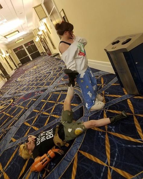 Mei is me Junkrat is ratnocare Photo by Thigh High Cosplay!  #overwatch #meihem #katsucon #katsucon2018 #junkrat #mei #cosplay #funny #overwatchcosplay #meme Mei X Junkrat, Mei Cosplay, Overwatch Cosplay, Jun K, Thigh High, Overwatch, Thigh Highs, Ships, Funny