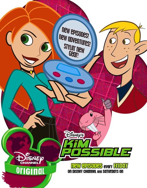 Kim Possible Movie, Kim Possible Characters, Stealth Suit, Tv Poster, Disney Channel Movies, Abc Disney, Disney Channel Shows, Movie Studios, Entertainment Logo