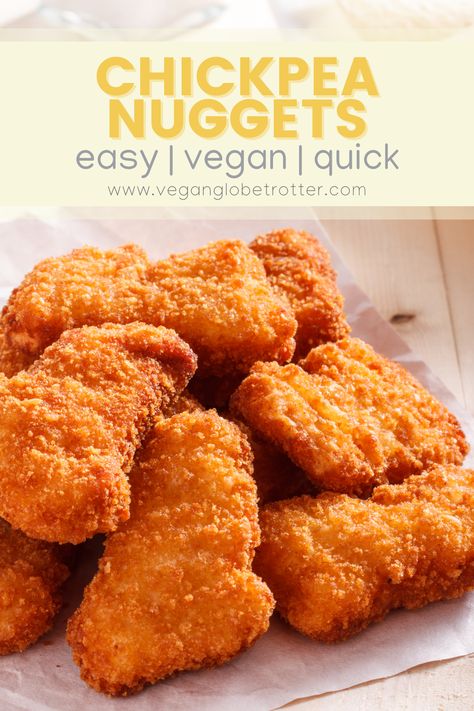 Vegan Chickpea Nuggets #NoSugarDiet Chickpea Nuggets, Lunch Meals, Easy Summer Dinners, Vegan Chickpea, Meals Easy, Vegan Kids, Spice It Up, Game Day Snacks, Tasty Vegetarian Recipes