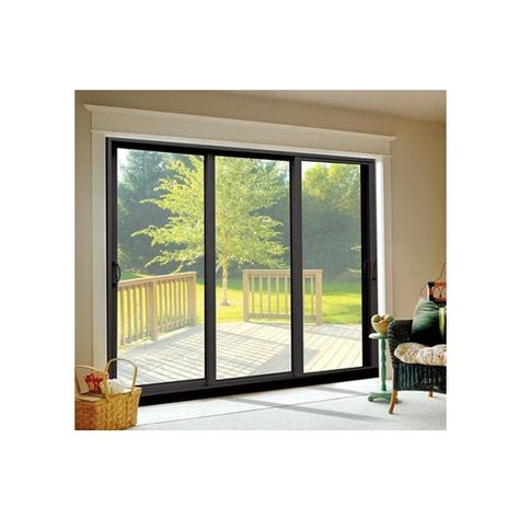 3 Panel Sliding Glass Patio Door – China Windows and Doors Manufacturers Association 3 Panel Sliding Glass Door, Beach Houses Architecture, Tudor Kitchen, Kitchen Window Design, Tiny House Living Room, Sliding Patio Door, Sliding Doors Exterior, Sliding Glass Doors Patio, Glass Sliding Doors