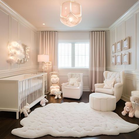 Cute Baby Nursery, Luxury Baby Nursery, Baby Room Decor Neutral, Luxury Baby Room, Luxury Nursery, Cozy Baby Room, Baby Room Themes, Nursery Room Design, Baby Room Inspiration