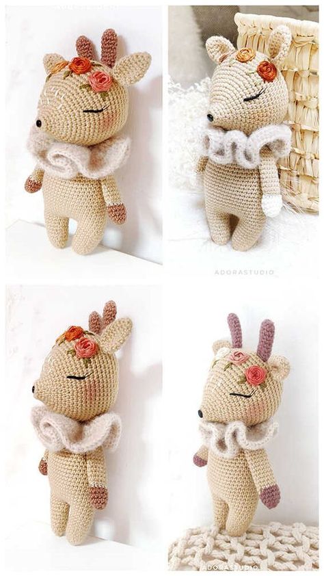 Bambi Crochet Pattern, Crochet Deer Amigurumi, Bambi Crochet Pattern Free, Deer Crochet Pattern Free, Crochet Deer Pattern Free, Deer Amigurumi Free Pattern, Amigurumi Free Pattern Pdf, Deer Crochet Pattern, Deer Amigurumi