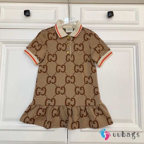 Gucci baby doll with logo GG dress for baby girls - uubags.org Gucci Baby, Clothing Websites, Baby Doll, Baby Dress, Baby Dolls, Gucci, Dolls