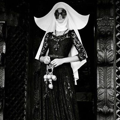 Mother Magdalene Isabel Goulart, Shoot Concept, Nun Costume, Saul Leiter, Dark Beauty Magazine, Vogue Brazil, Izabel Goulart, Anna Dello Russo, Ange Demon