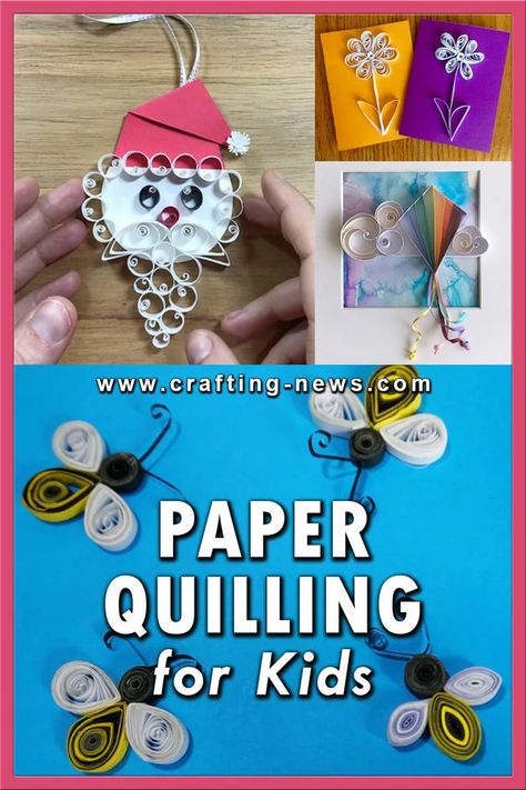 9 Paper Quilling for Kids Quilling Simple Ideas, Paper Quilling For Kids, Quilling For Kids, Steam Art, Paper Quilling For Beginners, Easy Patterns, Quilling Tutorial, Art Camp, Grand Kids