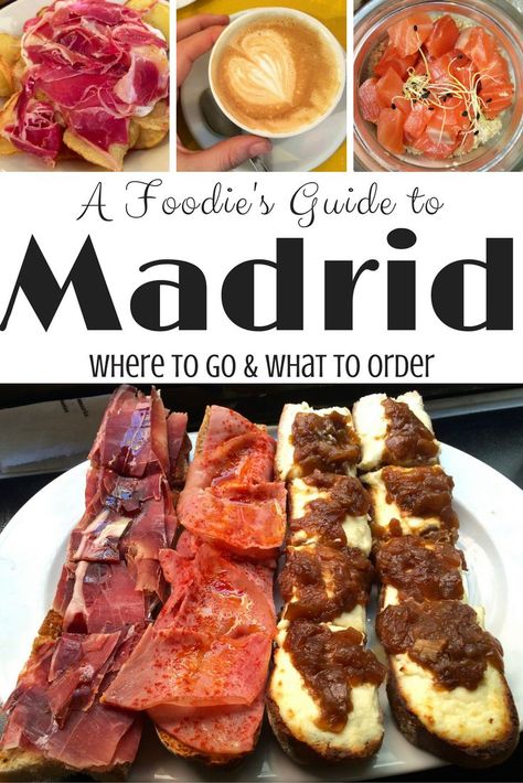 Where to eat and what to order in Madrid, Spain. An insiders guide to all my favorite restaurants! Lunch Photography, Madrid Tapas, Madrid Food, Madrid Spain Travel, Spain Trip, Madrid Travel, Spain Food, Spain Travel Guide, Benidorm