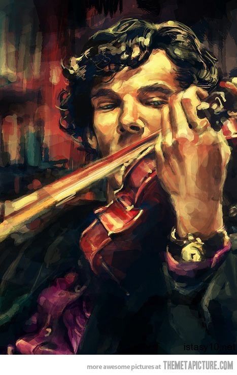 Violinist Drawing, Bbc Wallpaper, Sherlock Holmes Tattoo, Sherlock Bbc Funny, Sherlock Tattoo, Shinee Sherlock, Movies Background, Sherlock Holmes Wallpaper, Sherlock Outfit