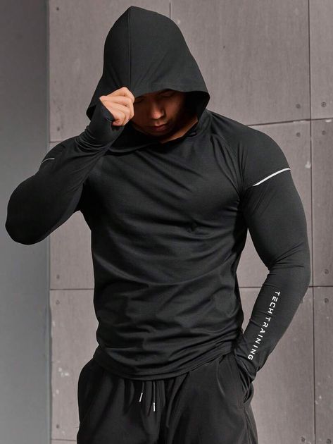 Active Wear Men, Black Gym Outfit, Men Sportswear, Men Activewear, Gym Wear Men, Fitness Men, Gym Jacket, Men's Activewear, Running Shorts Men