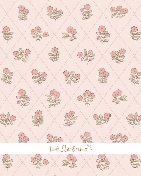 In love with this pattern!🤍 Vintage, coquette, cottage core, all in one! 😂💐 This one is definitely one of my favorite designs from my new collection🎀 It’s available in both fabric and wallpaper in my @spoonflower shop in various color options!✨ Which one do you like the most? 1, 2, 3, or 4? 💌 #PatternDesign #vintagepattern #CoquetteAesthetic #cottagecoreaesthetic #SurfacePatternDesign #WallpaperDesign #spoonflowerartist #FabricDesign #HomeDecor #DesignCollection #CreativeDesign #HandmadeP... Cottage Core Pattern, Cottagecore Pattern, Cottage Wallpaper, Cottage Core Aesthetic, Mirror Painting, Digital Borders Design, Cottage Core, Vintage Pattern, Border Design