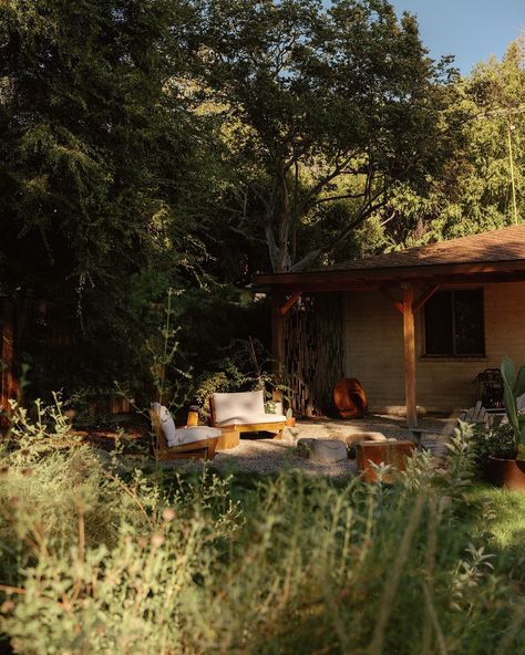 A moment of pause 🌿 Vince Skelly, Claremont, California, Project by @vince.skelly @terremoto_landscape @justinchung #slowroads Claremont California, Prairie Garden, Summer Cottage, Fire Pit Patio, Outdoor Backyard, Modern Love, Garden Layout, Cabins In The Woods, Porch Patio