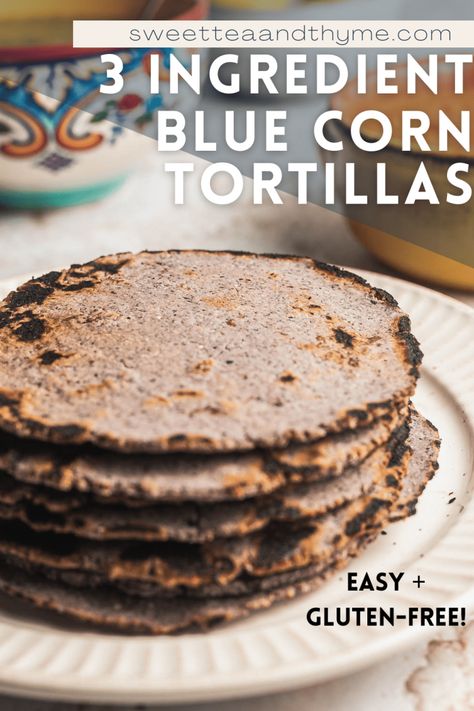 If you're looking for a little variety in your tortilla repertoire, blue corn tortillas are a great option. They have a slightly sweet flavor and a beautiful color that will set them apart from your average white corn or flour tortilla. Plus, they're perfect for tacos, burritos, nachos, and quesadillas. Flour Tacos, Tortillas Homemade, Tortilla Dough, Blue Corn Tortillas, Grilled Skirt Steak, Tortilla Press, Taco Fillings, Flour Tortilla, Tacos Burritos