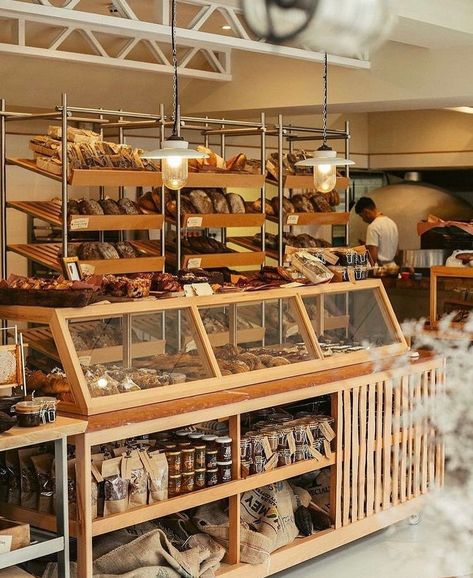 Classic Bakery Interior, Bakery Design Interior Small Spaces, Bakery Display Counter Design, Italian Bakery Interior, Bakeries Design, Rustic Bakery Interior, Bread Shop Design, English Bakery, Old Bakery Interior