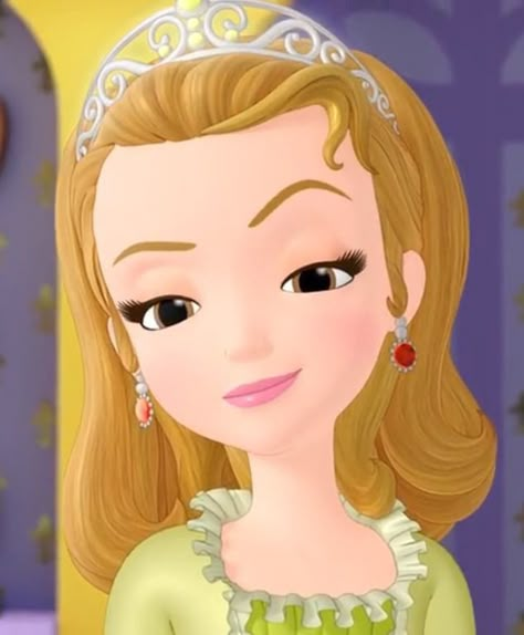 Princess Amber Sofia The First, Amber From Sofia The First, Amber Sofia The First, Sofia The First Cartoon, Princess Amber, Sofia The First Characters, Ariana Grande Anime, Princesa Sophia, Disney Princess Sofia