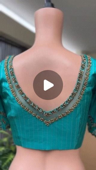 Classy Blouse Designs For Saree, Classy Blouse Designs, Blouse Designs For Saree, Blouse Inspiration, Stone Work Blouse, Tamil Brides, Embroidered Designs, Simple Blouse, Bridal Blouse Designs