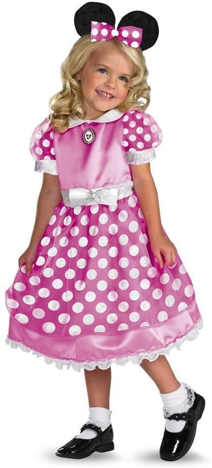 Disney Minnie Mouse Toddler Girls' Costume, Pink #afflink Pink Minnie Mouse Costume, Leah Michelle, Minnie Mouse Halloween Costume, Minnie Costume, Minnie Mouse Clubhouse, Dreams Will Come True, Minnie Mouse Costume, Black Mouse, Disney With A Toddler