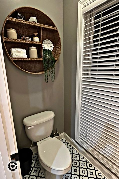 Basket Wall Bathroom, Wicker Wall Shelf, Circle Wall Shelf, Circle Shelf, Round Shelf, Metal Wall Shelves, Wicker Shelf, Wicker Wall, Toilet Room