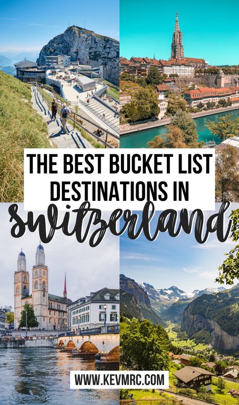 Traveling to Switzerland means discovering a country full of wonderful landscapes. Some spots definitely stand out, so here's a selection of the 20 best destinations to visit in Switzerland! switzerland travel guide | where to go in Switzerland | travel tips for switzerland | cutest towns in Switzerland | bucket list locations for Switzerland Morschach Switzerland, Switzerland Bucket List, Places To Visit In Switzerland, Fairytale Life, Switzerland Trip, Best Summer Vacations, Switzerland Travel Guide, Switzerland Itinerary, Best Bucket List