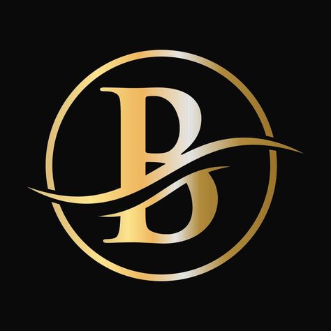 Letter B Logo Design for business and company identity with luxury concept Letter B Logo Design, B Logo Design, Letter B Logo, Logo Design For Business, The Letter B, Company Identity, B Logo, Letter B, Logo Design