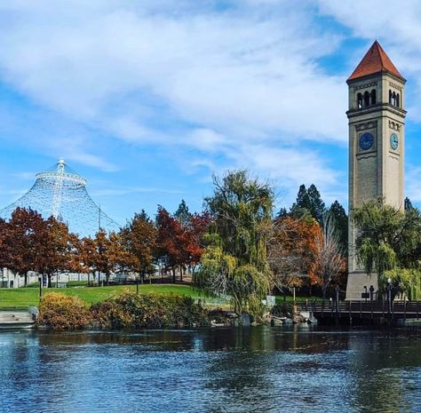 Downtown Spokane's Riverfront Park.  11-17-2019 Spokane Washington Things To Do In, Olympia Washington Downtown, Washington Park Arboretum Seattle, Downtown Spokane, Riverfront Park, North Idaho, Spokane Washington, Location Inspiration, Drawing Challenge