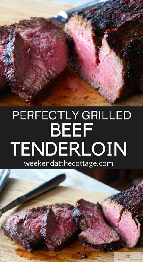 Grilled Tenderloin, Whole Beef Tenderloin, Grilled Beef Tenderloin, Beef Tenderloin Recipes, Bbq Pitmasters, Beef Tenderloin Roast, Tenderloin Roast, Tenderloin Steak, How To Cook Beef