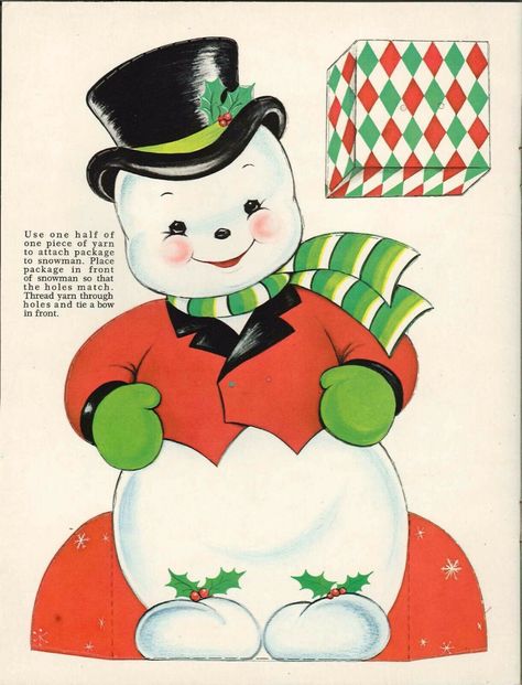 VINTAGE 1960s CHRISTMAS FUN PAPER DOLL HD LASER REPRODUCTION HI QUAL~TOP SEL | eBay Christmas Paper Craft, Vintage Christmas Images, Chenille Stems, Anna Frozen, Old Fashioned Christmas, Vintage Paper Dolls, Paper Christmas, Christmas Past, Vintage Christmas Cards