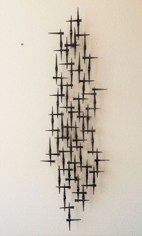 Mcm Art, Metal Wall Sculpture, Retro Abstract, Steel Art, Steel Sculpture, Black And White Wall Art, Welding Art, Buy Original Art, Wall Sculpture