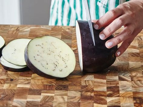 How to Freeze Eggplant So It Lasts | The Kitchn How To Freeze Eggplant, Freezing Eggplant, Crispy Baked Eggplant, Cooking Eggplant, Easy Vegan Lunch, Eggplant Lasagna, Eggplant Recipe, Egg Plant, Vegetarian Lasagna