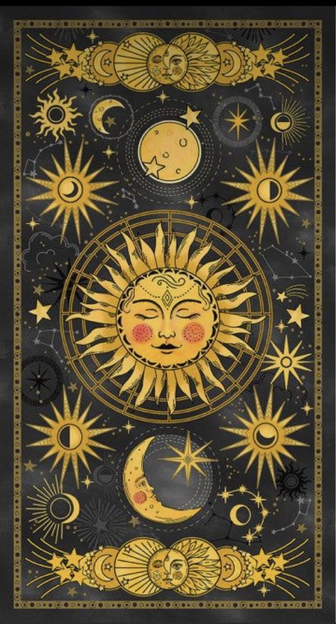 Witchy Wallpaper, Celestial Art, Hippie Wallpaper, Hippie Art, Sun And Moon, Spiritual Art, Cute Wallpaper Backgrounds, Aesthetic Iphone Wallpaper, Cool Wallpaper