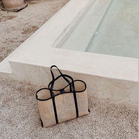 Tera Sassin (@terasassin) • Instagram photos and videos Summer Road Trips, Black Rattan, Vacation Bag, Summer Road Trip, Woven Rattan, Everyday Tote, Give Back, Beach Tote, Womens Tote