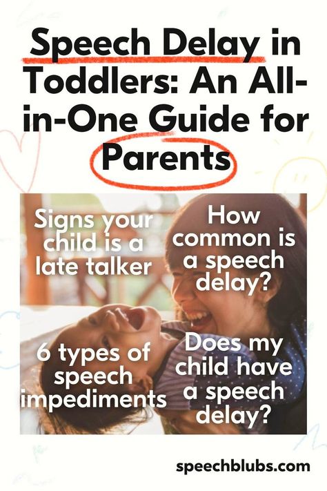 Welcome to our series of “All-in-One” guides connecting blog writers around an important topic that is explored in-depth on our blog page. The subject of this guide is speech delay in toddlers.This blog discusses language development, in particular the signs of speech delay and its causes and diagnosis, answers to many questions that parents have, and gives practical suggestions for overcoming this issue. speech guide for parents|speech delay in toddlers|toddler speech delay|late talkers Speech Delay Toddler, Language Milestones, Language Development Activities, Toddler Speech, Language Delay, Speech Delay, School Slp, Speech Room, Toddler Development