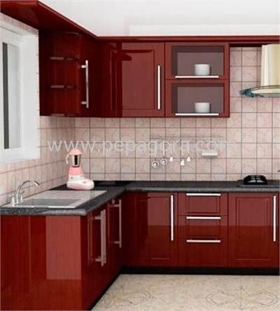 31 Amazing Colourful Kitchen Design Ideas Model Kitchen Design, Model Dapur, Modular Kitchen Cabinets, Modular Kitchens, Simple Kitchen Design, Kitchen Design Color, Kitchen Modular, Marine Plywood, Kitchen Cupboard Designs