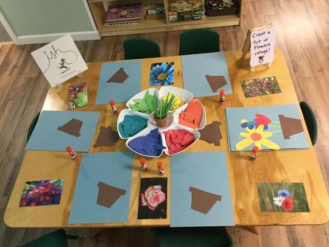 Art Invitation Preschool, Invitation To Learning Ideas, Invitation And Provocation, Reggio Spring Provocations, Invitation To Create Preschool, Rv Patio Ideas, Learning Invitations, Camper Deck, Campsite Decorating