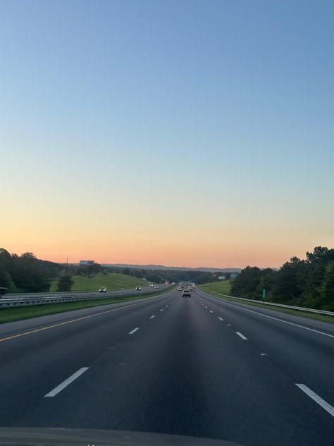 Interstate, I-65 North, Southern, Alabama, Sunsets, Scenerary, Drives, Aesthetic Drives Aesthetic, Southern Aesthetic, Southern Nights, Southern Mom, Beautiful Roads, American Road Trip, Birmingham Alabama, Winter Break, Summer Boy