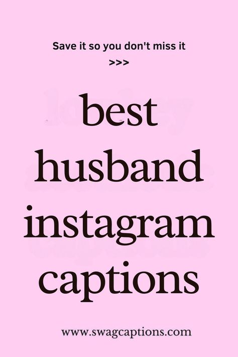 Looking for the perfect words to express your love for your husband on Instagram? Check out these Best Husband Instagram Captions that capture the essence of your relationship! From heartfelt to funny, these captions are ideal for showcasing your favorite couple moments. Whether it's your anniversary, his birthday, or just a random appreciation post, these captions will help you share your love story in a unique and memorable way. Funny Birthday Posts, Funny Husband Birthday Quotes, Birthday Captions Funny, Couple Photo Captions, Captions For Photos, Relationship Captions, Couple Instagram Captions, Anniversary Quotes For Husband, One Word Caption