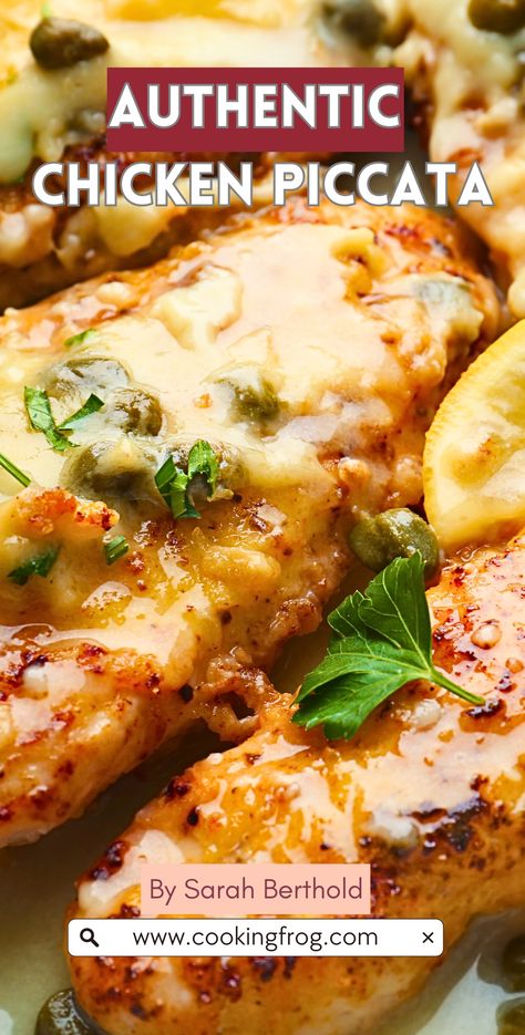 Italian Chicken Piccata, Chicken Piccata Recipe, Piccata Recipe, Italian Chicken Recipes, Meat Meals, Lemon Butter Sauce, Chicken Piccata, Italian Chicken, Keto Brownies