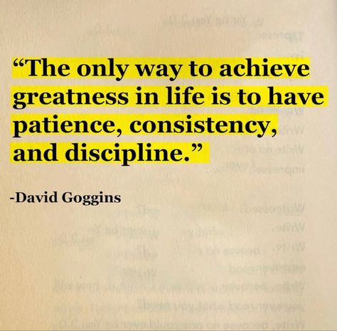 “The oly way to achieve greatness in life is to have patience, consistency, and discipline” Have Patience, Life Choices Quotes, Choices Quotes, Self Inspirational Quotes, Study Motivation Quotes, Note To Self Quotes, Philosophy Quotes, Advice Quotes, Self Quotes