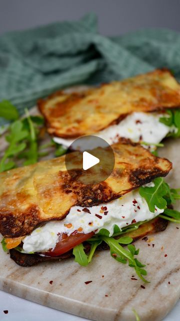 Izabella Jakubec on Instagram: "Welcome back to the potato crust series! Today, we’re diving into another gluten-free marvel: the Potato  Wrap.🥔 Potato crust recipes have taken Instagram by storm, winning hearts everywhere.💫 Enjoy the crispy allure of thinly sliced potatoes paired with vibrant pesto, arugula, tomato, and creamy burrata.🤤  Find the recipe in my bio or simply comment ‘wrap’, and I’ll send you the recipe link. ❤️ If you’ve tried this recipe or any others from my collection, please share your experience—I love hearing from you! 🥰  Happy cooking, Izabella x  #potato #glutenfree #wrap #summer #food" Potato Wraps Recipes, Potato Sandwich Recipes, Pesto Arugula, Potato Wrap, Potato Sandwich, Potato Crust, Hearts Everywhere, Healthy Potatoes, Cheese Sandwich Recipes