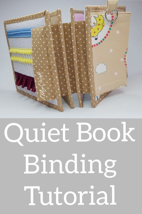 Quiet Book Sewing Patterns, Quiet Book Binding Ideas, How To Make Quiet Books, Binding A Quiet Book, How To Bind A Quiet Book, Montessori Quiet Books, How To Make A Quiet Book, Quite Book Templates, Diy Busy Book Toddler