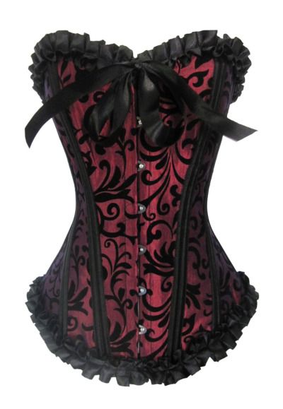 It's Livvy's Mom's World! Moda Steampunk, Burlesque Corset, Mode Steampunk, Bustier Lingerie, Corset Fashion, Estilo Hippie, Waist Training Corset, Corset Bustier, Corsets And Bustiers