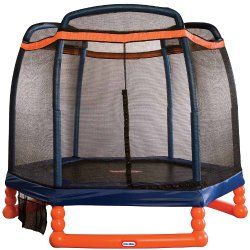 Best Toddler and Big-kid Trampolines 2016 - Mommyhood101.com: Advice, Product Reviews, and Recent Science Small Trampoline, Toddler Trampoline, Backyard Trampoline, Best Trampoline, Kids Trampoline, Shoe Holders, Playroom Ideas, Kids Area, Little Tikes