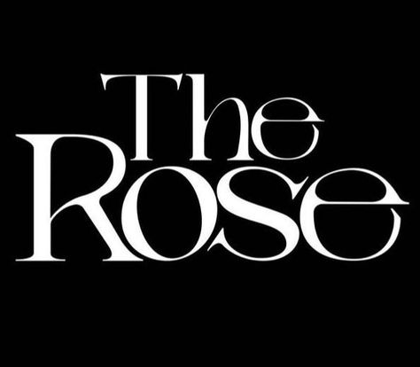 The Rose Album Cover, The Rose Kpop Poster, The Rose Kpop Tattoo Ideas, The Rose Kpop Aesthetic, The Rose Logo, Desk Posters, Kpop Tattoos, Rose Logo, Penny Board