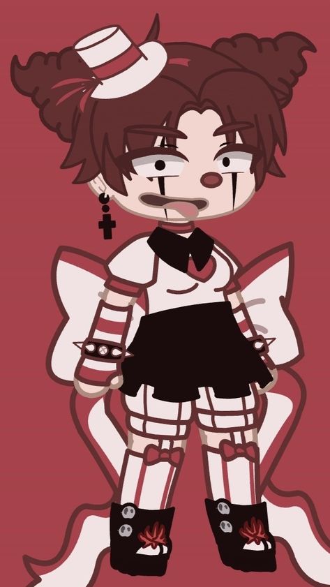 Gacha Circus Outfits, Grim Cartoon, Circus Outfits, Clown Clothes, Gacha Characters, Funny Photoshop, Gacha Outfit, Gacha Ocs, Circus Baby