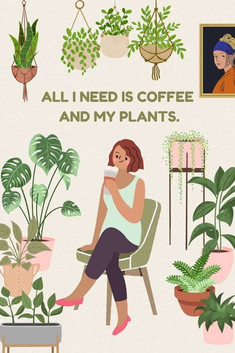 How about you? Are you good with coffee and plants? #BriteProducts #LEDgrowlights #growlights #indoorplants #plants #indoorgardening Plant Humor, Plant Jokes, Houseplant Art, Plants Stickers, Plant Quotes, Plants House, Indoor Water Garden, Plant Puns, Gardening Humor